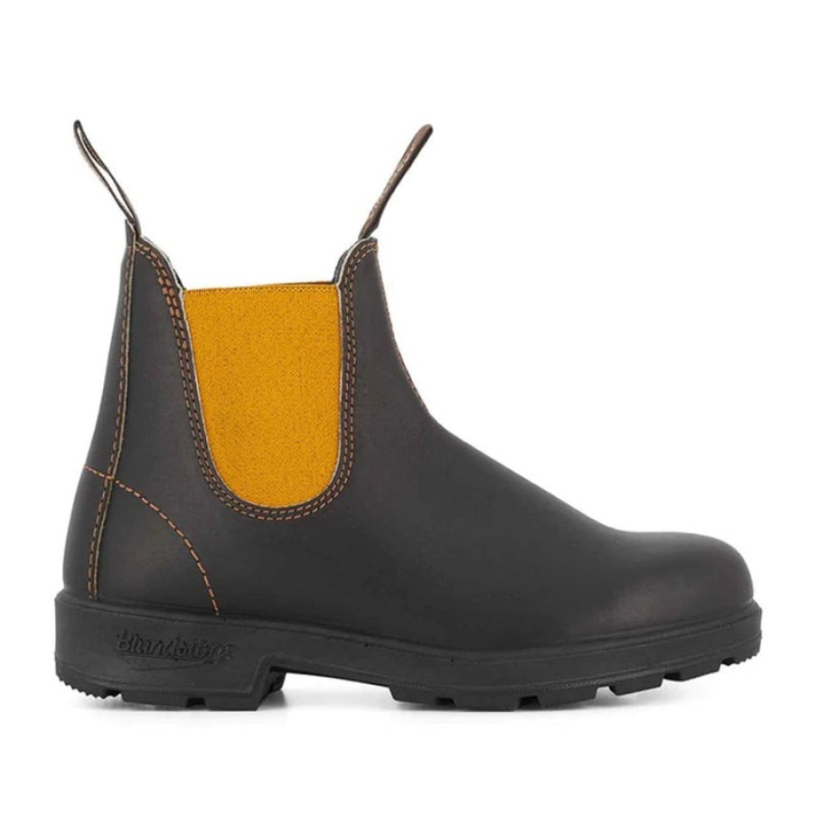 BLUNDSTONE 1919 Leather Boots In Brown/Mustard | Collen And Clare Wholesale