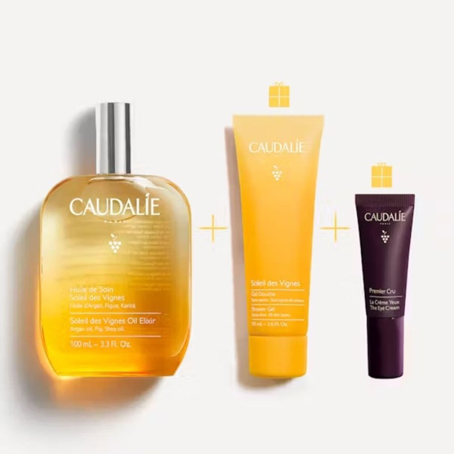 CAUDALIE Soleil Des Vignes Oil Elixir Xmas Set 2023 | Collen & Clare Hot