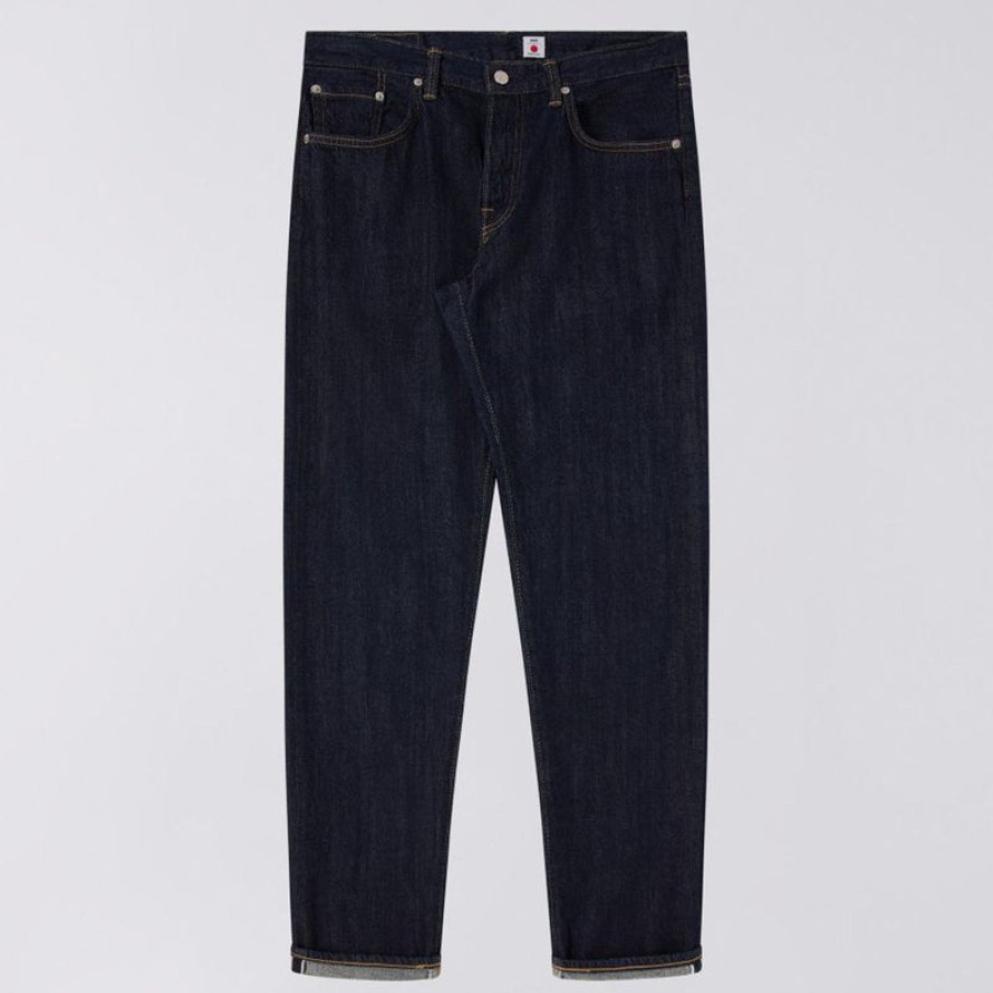 EDWIN Kaihara Regular Tapered Jeans In Blue Rinsed Wholesale