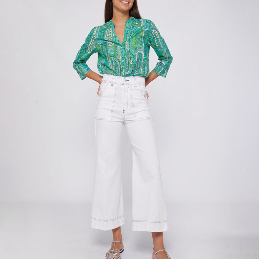 VILAGALLO Noa Jeans In White New