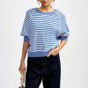 BELLEROSE Anglet Stripe Knit Top In Blue/White Online