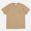 UNIVERSAL WORKS Print T Shirt In Sand Best