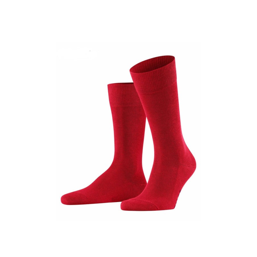 FALKE Family Mens Socks In Scarlet | Collen & Clare Clearance