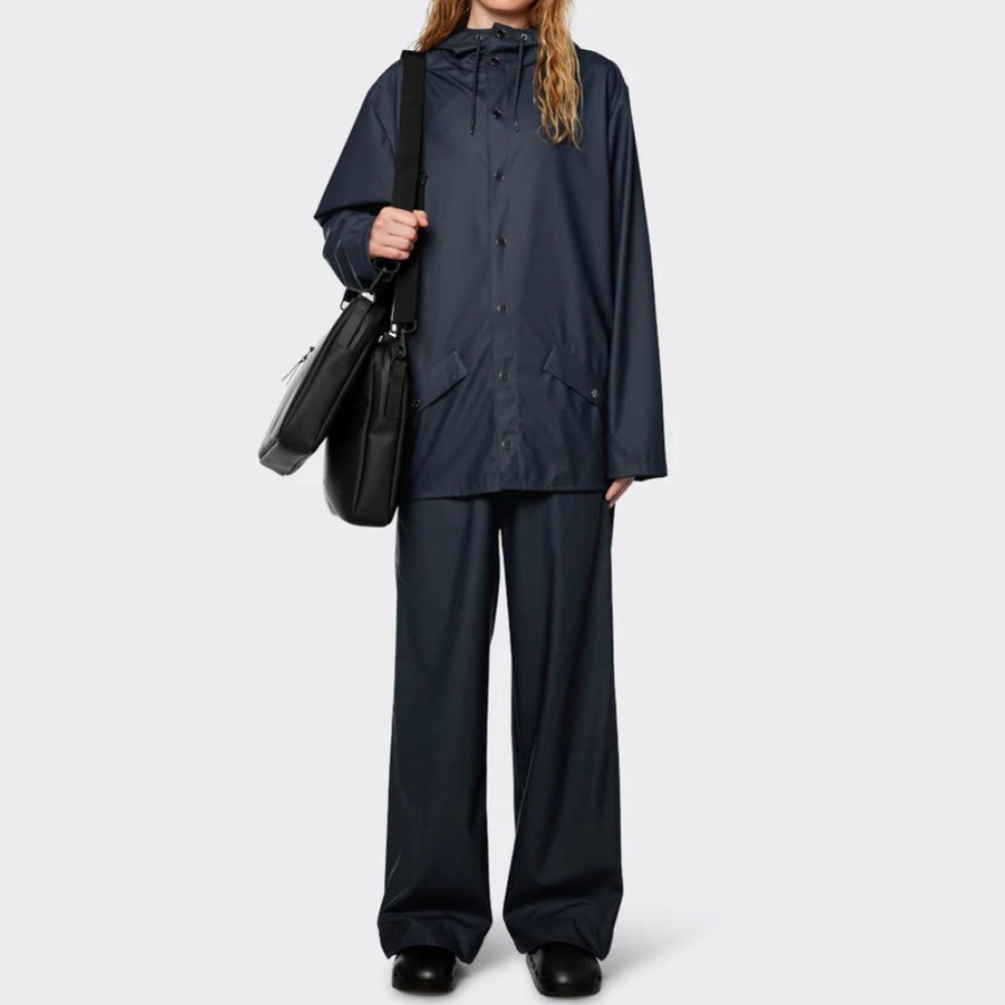 RAINS Waterproof Jacket In Navy | Collen And Clare Clearance