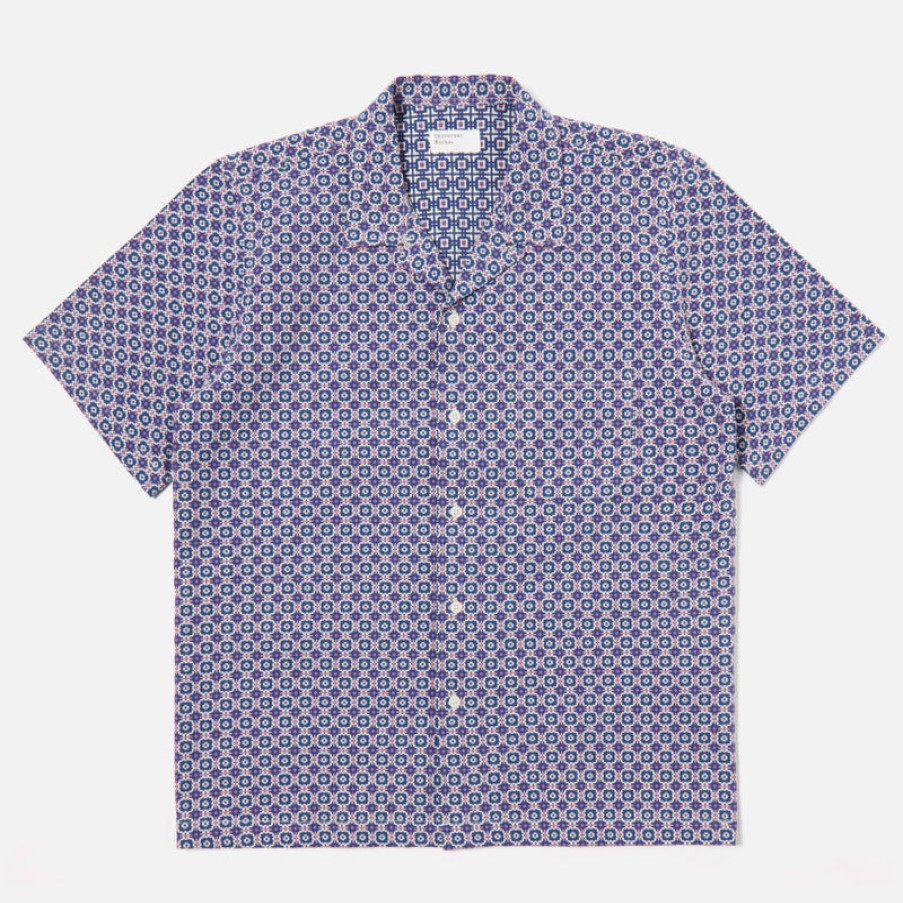 UNIVERSAL WORKS Road Shirt In Navy Hot