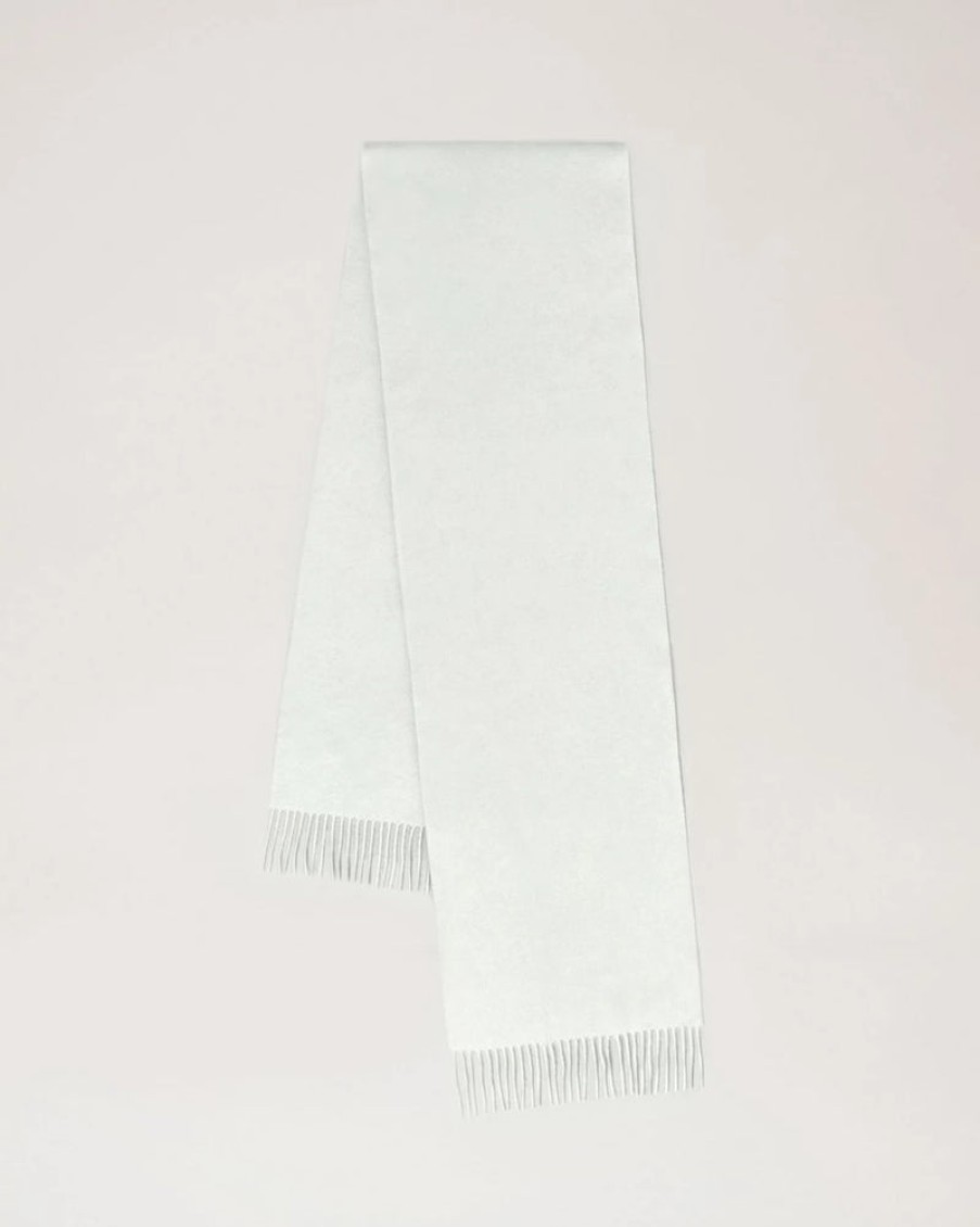 MULBERRY Cashmere Scarf In Cream Clearance