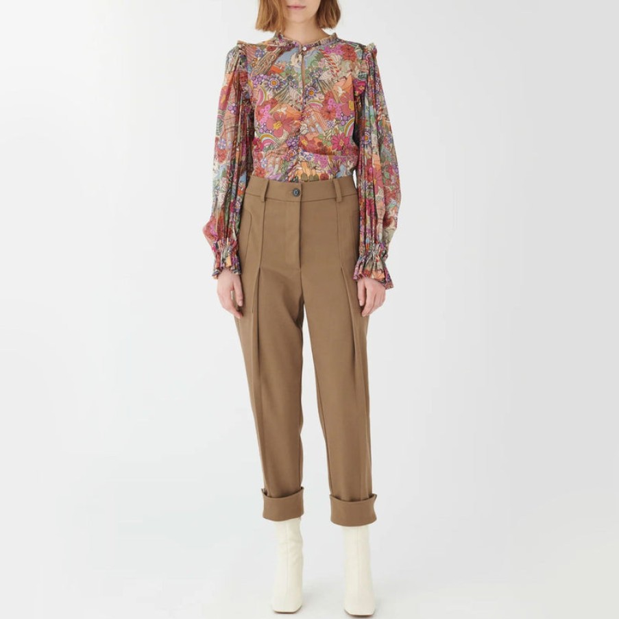 DEA KUDIBAL Cargoni Trousers In Mink | Collen & Clare New