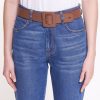 WEEKEND MAXMARA Brio Leather Belt In Tobacco | Collen & Clare New