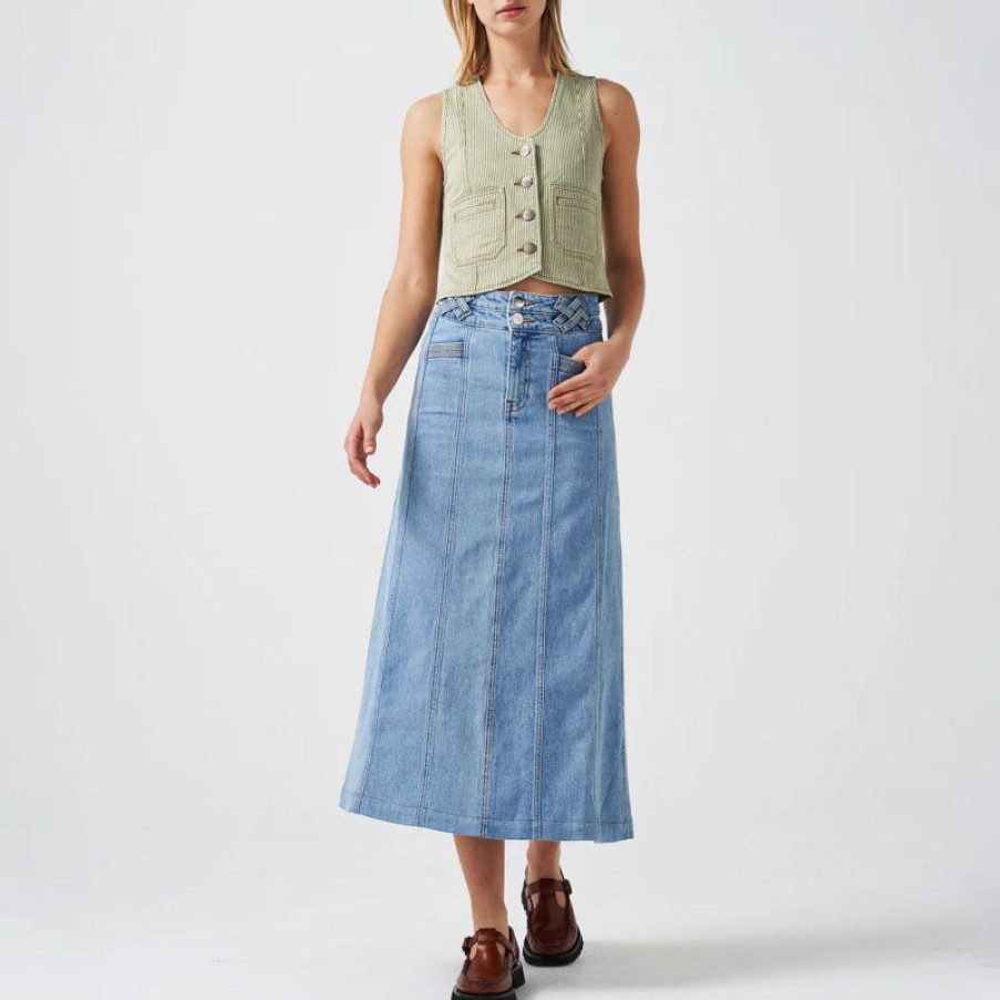 SEVENTY & MOCHI Willow Skirt In Rodeo Vintage New