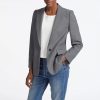 CEFINN Jordan Stretch Wool Blazer In Mid Grey | Collen & Clare Clearance