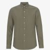 COLORFUL STANDARD Organic Button Down Shirt In Dusty Olive | Collen & Clare Hot