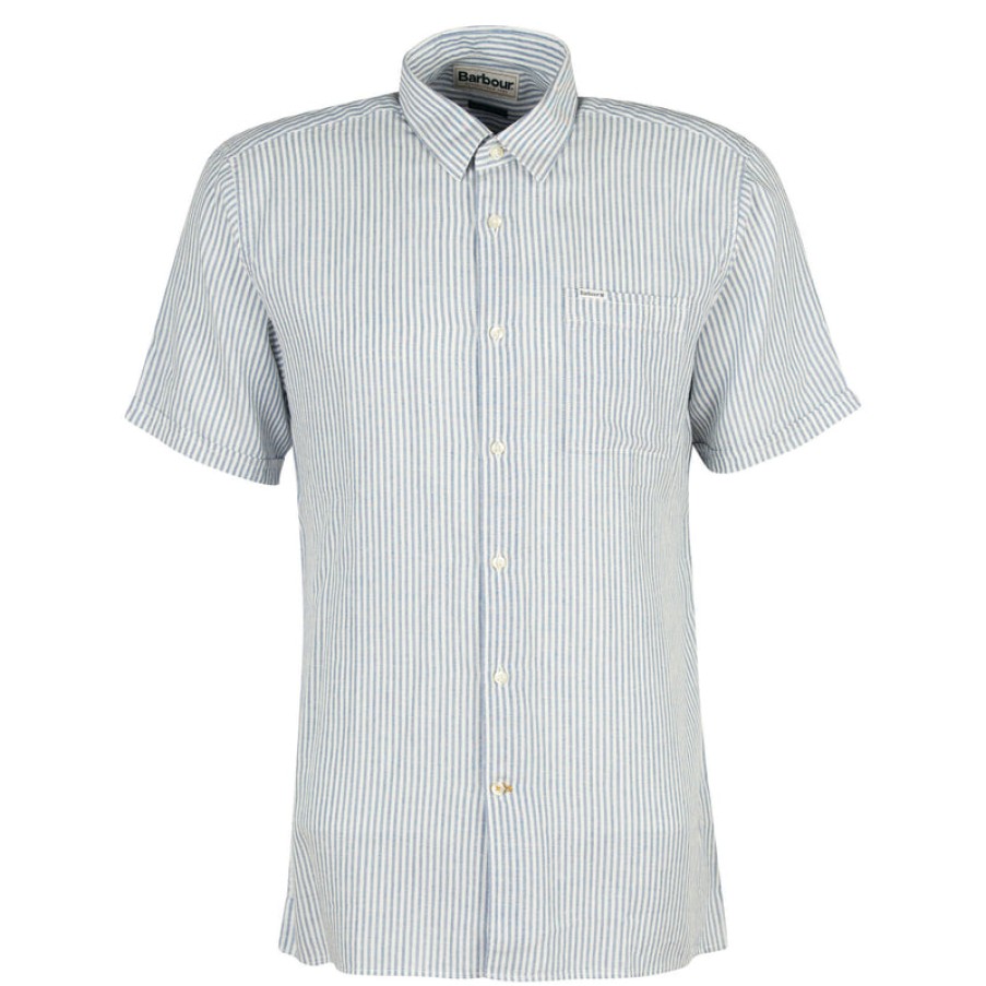 BARBOUR Deerpark Summer Shirt In Navy Best