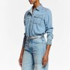 ESSENTIEL ANTWERP Fairchild Denim Western Shirt In Blue Wholesale