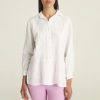 ROSSO35 Embroidered Front Shirt In Optic White Online