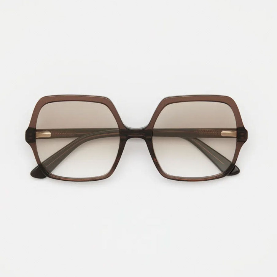 GLAS Natalie Tinted Reading Glasses In Dark Brown Wholesale