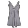 BLACK COLOUR Bea Lace Vest Top In Grey | Collen & Clare Online