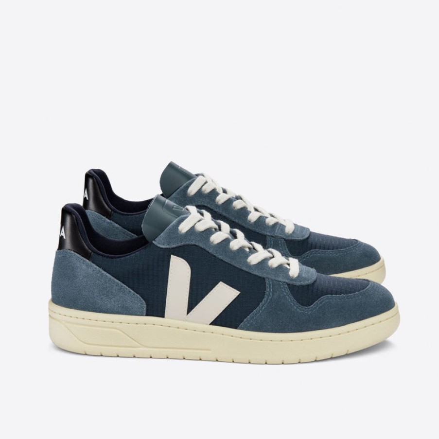 VEJA Mens V 10 Ripstop Sneakers In Nautico/Pierre | Collen & Clare Hot