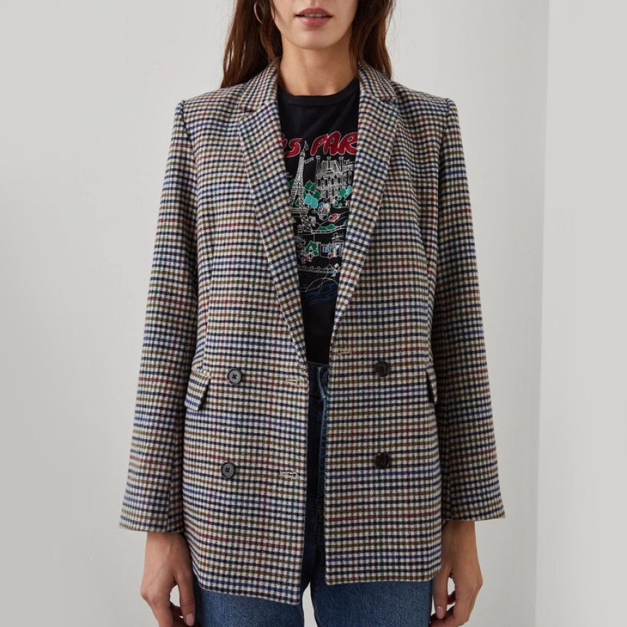 RAILS Jac Blazer In Cardinal Pine Multi | Collen & Clare Hot