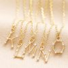 LISA ANGEL N Initial Crystal Constellation Necklace In Gold | Collen & Clare Wholesale