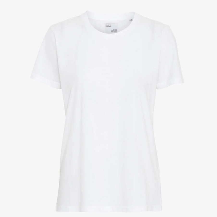 COLORFUL STANDARD Womens Light Organic T Shirt In White | Collen & Clare Hot