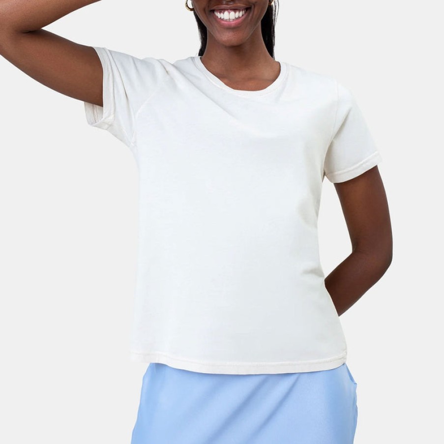 COLORFUL STANDARD Womens Light Organic T Shirt In White | Collen & Clare Hot