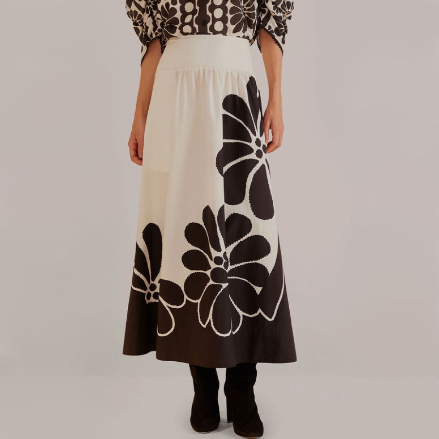 FARM RIO Palermo Maxi Skirt In Black Online