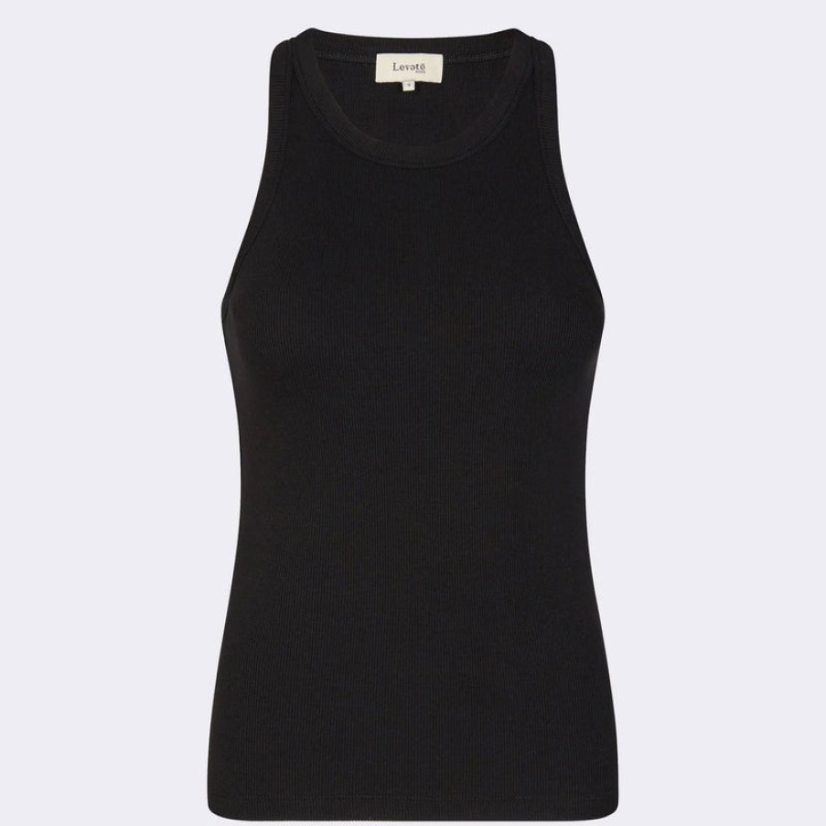 LEVETE ROOM Numbia 1 Tank Top In Black | Collen And Clare New