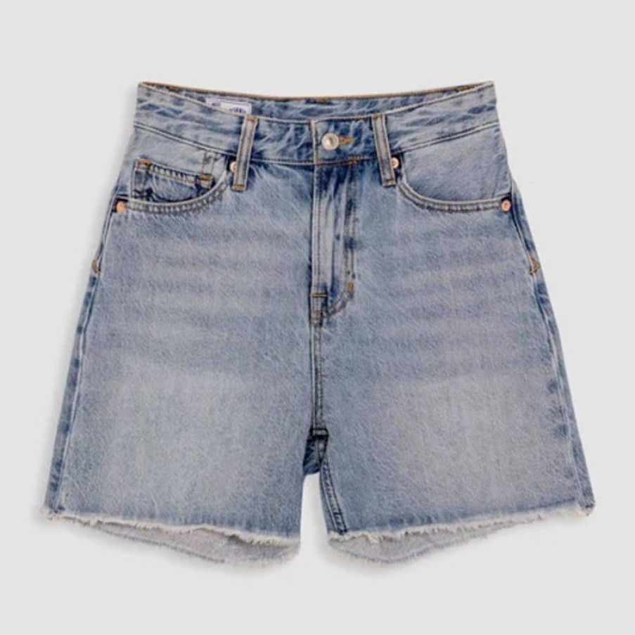 KINGS OF INDIGO Liora Shorts In Blue Reef Super Light Used New