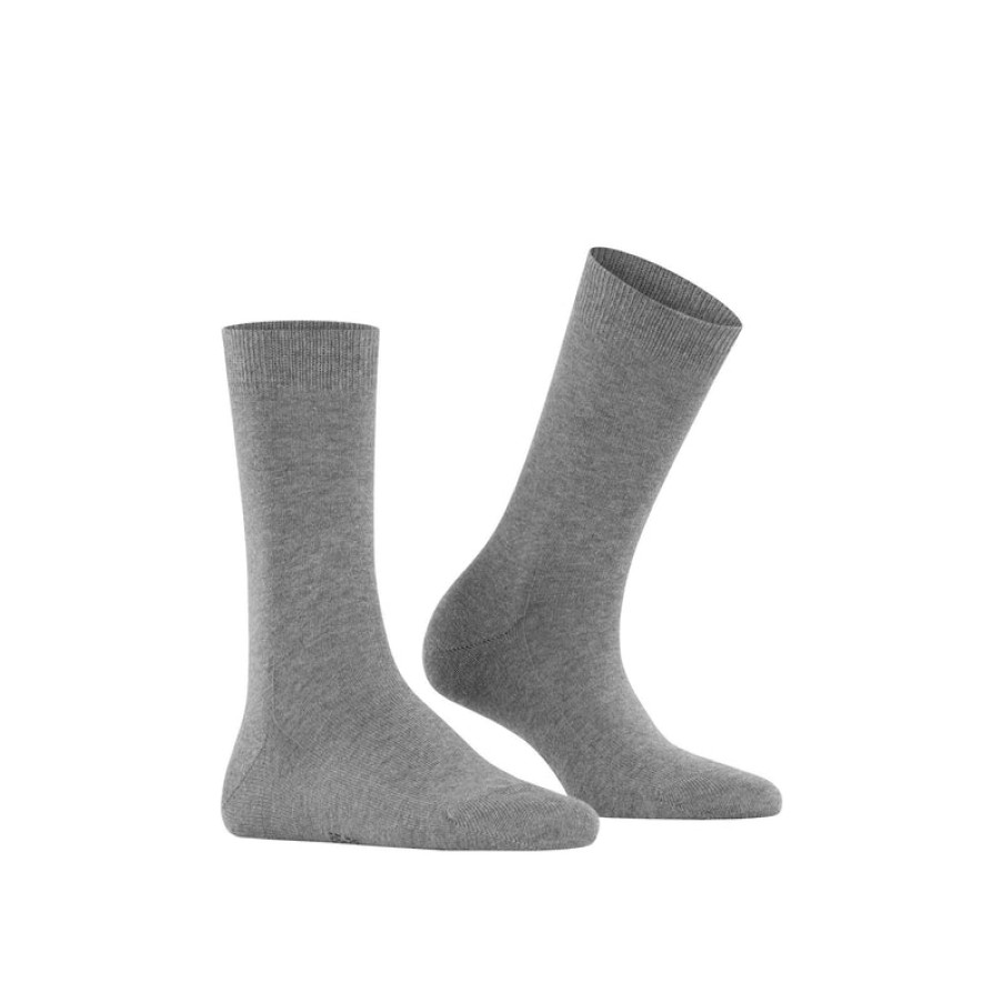 FALKE Family Socks In Grey Mix | Collen And Clare Online