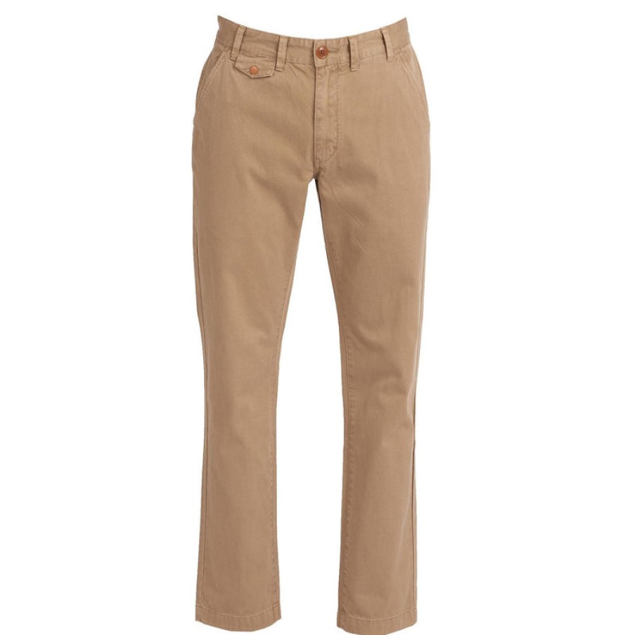 BARBOUR Neuston Twill Trousers In Stone | Collen & Clare New