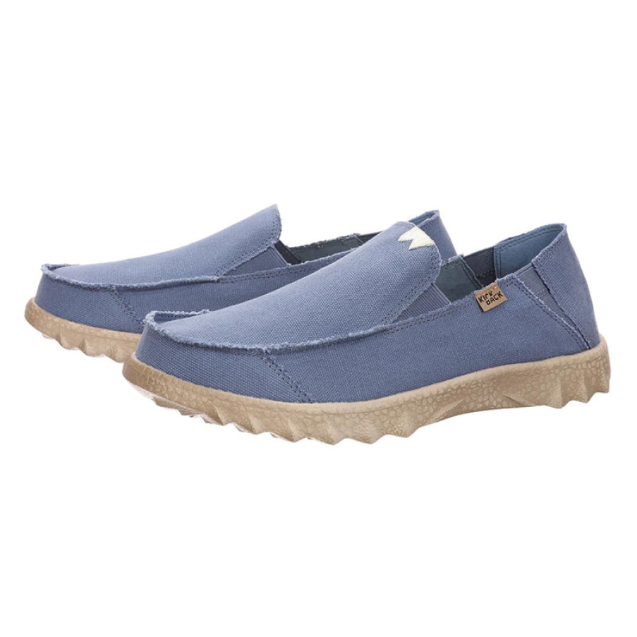 KICKBACK Kickback Couch Canvas Shoes In Mid Blue | Collen & Clare Online