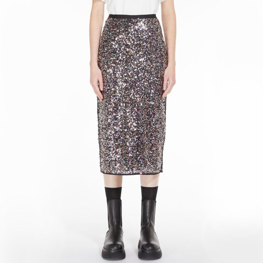 WEEKEND MAXMARA Robert Sequin Skirt In Multi | Collen & Clare Best