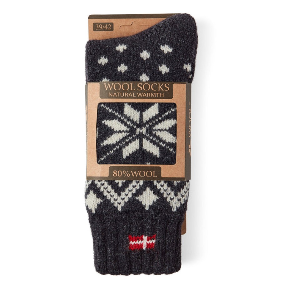 NORSK Icestar Norwegian Socks In Anthracite Hot