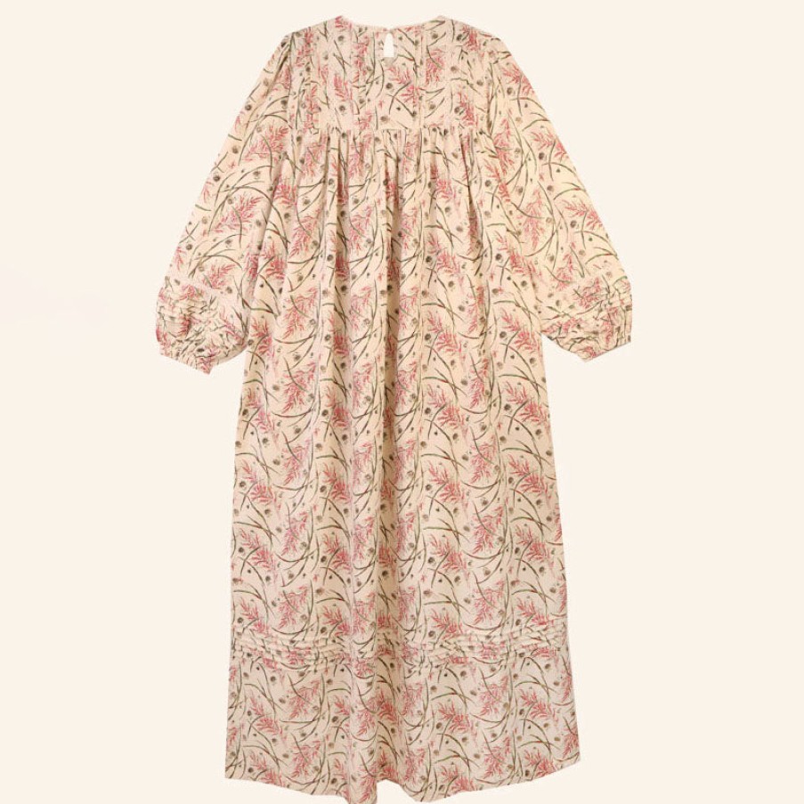 MEADOWS Nemesia Dress In Wheat Floral Online