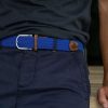 BILLYBELT Elastic Woven Belt In Electric Blue | Collen & Clare Hot