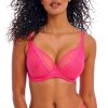 FREYA Tailored High Apex Plunge Bra In Love Potion Hot