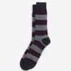 BARBOUR Houghton Stripe Socks In Fig/Asphalt | Collen & Clare Hot